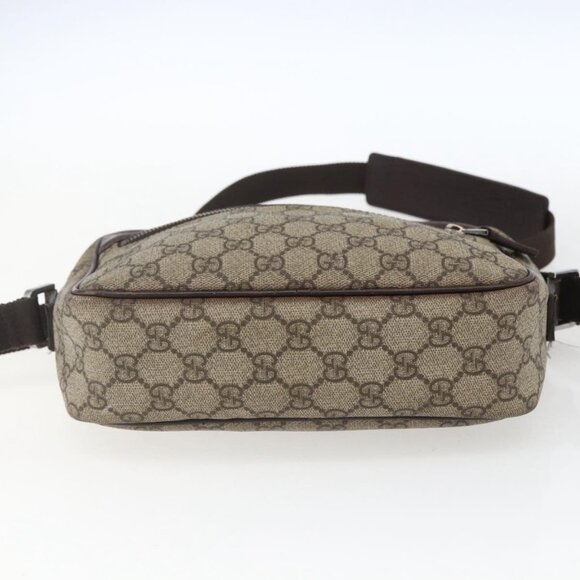 Authentic GUCCI GG Supreme Shoulder Bag PVC Beige Silver 114291 - Picture 16 of 16